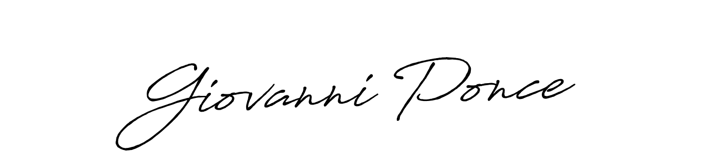 It looks lik you need a new signature style for name Giovanni Ponce. Design unique handwritten (Antro_Vectra_Bolder) signature with our free signature maker in just a few clicks. Giovanni Ponce signature style 7 images and pictures png
