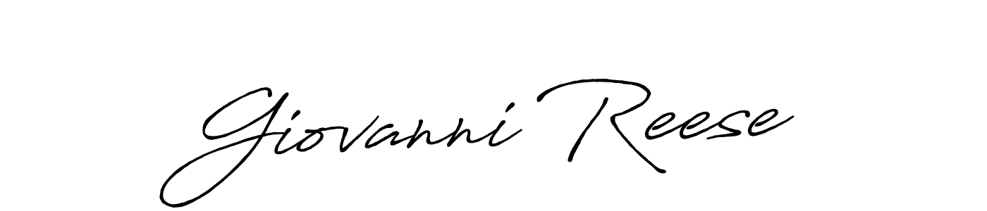 Giovanni Reese stylish signature style. Best Handwritten Sign (Antro_Vectra_Bolder) for my name. Handwritten Signature Collection Ideas for my name Giovanni Reese. Giovanni Reese signature style 7 images and pictures png