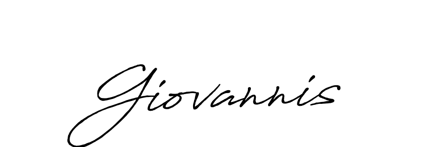 Design your own signature with our free online signature maker. With this signature software, you can create a handwritten (Antro_Vectra_Bolder) signature for name Giovannis. Giovannis signature style 7 images and pictures png