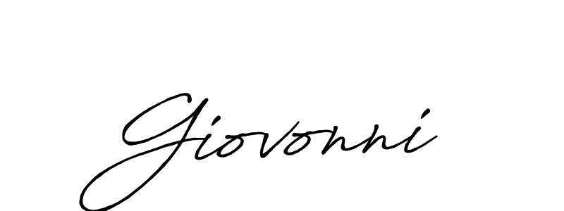 Make a beautiful signature design for name Giovonni. With this signature (Antro_Vectra_Bolder) style, you can create a handwritten signature for free. Giovonni signature style 7 images and pictures png