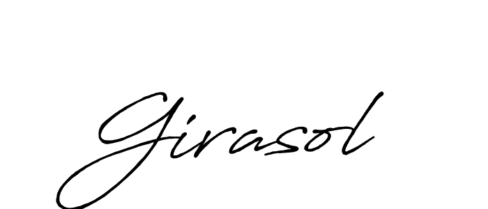 Antro_Vectra_Bolder is a professional signature style that is perfect for those who want to add a touch of class to their signature. It is also a great choice for those who want to make their signature more unique. Get Girasol name to fancy signature for free. Girasol signature style 7 images and pictures png