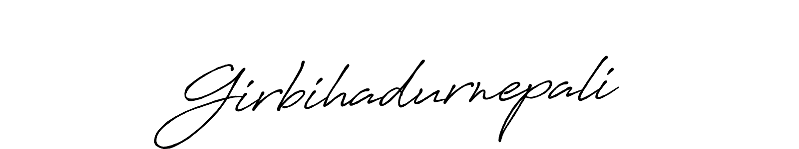 Once you've used our free online signature maker to create your best signature Antro_Vectra_Bolder style, it's time to enjoy all of the benefits that Girbihadurnepali name signing documents. Girbihadurnepali signature style 7 images and pictures png