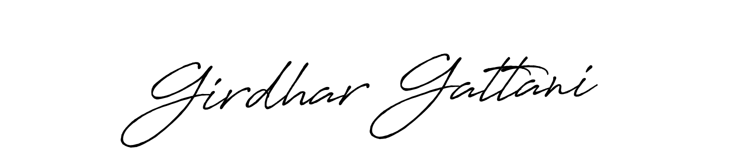 How to make Girdhar Gattani signature? Antro_Vectra_Bolder is a professional autograph style. Create handwritten signature for Girdhar Gattani name. Girdhar Gattani signature style 7 images and pictures png