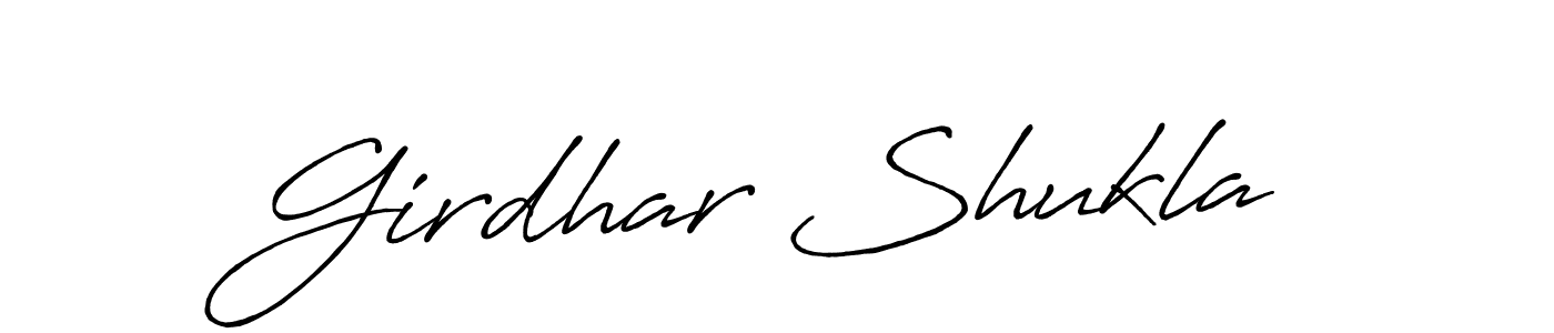 Also You can easily find your signature by using the search form. We will create Girdhar Shukla name handwritten signature images for you free of cost using Antro_Vectra_Bolder sign style. Girdhar Shukla signature style 7 images and pictures png