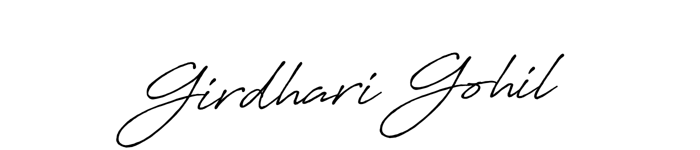 Make a beautiful signature design for name Girdhari Gohil. Use this online signature maker to create a handwritten signature for free. Girdhari Gohil signature style 7 images and pictures png