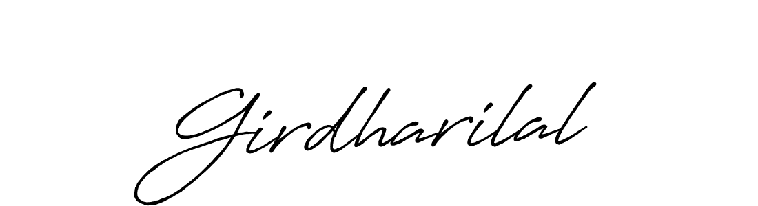 You should practise on your own different ways (Antro_Vectra_Bolder) to write your name (Girdharilal) in signature. don't let someone else do it for you. Girdharilal signature style 7 images and pictures png