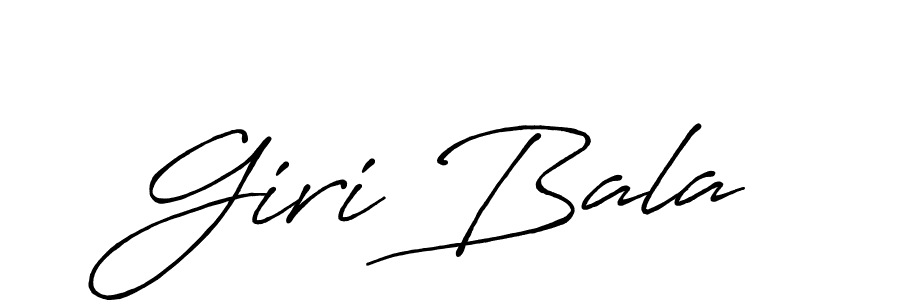 Also You can easily find your signature by using the search form. We will create Giri Bala name handwritten signature images for you free of cost using Antro_Vectra_Bolder sign style. Giri Bala signature style 7 images and pictures png