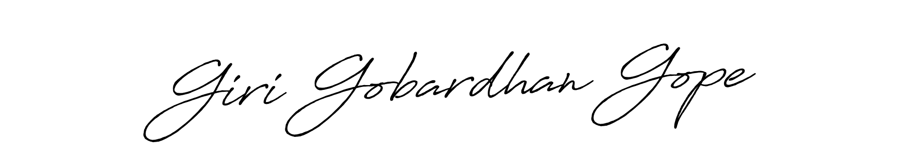 Similarly Antro_Vectra_Bolder is the best handwritten signature design. Signature creator online .You can use it as an online autograph creator for name Giri Gobardhan Gope. Giri Gobardhan Gope signature style 7 images and pictures png