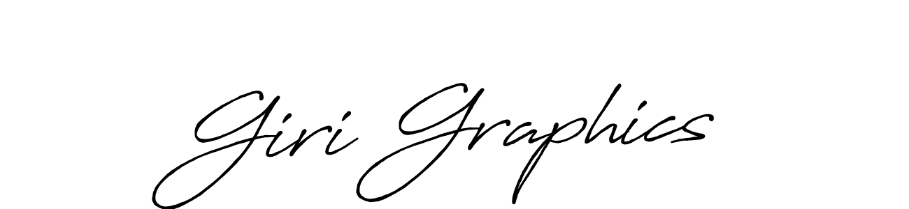 You should practise on your own different ways (Antro_Vectra_Bolder) to write your name (Giri Graphics) in signature. don't let someone else do it for you. Giri Graphics signature style 7 images and pictures png