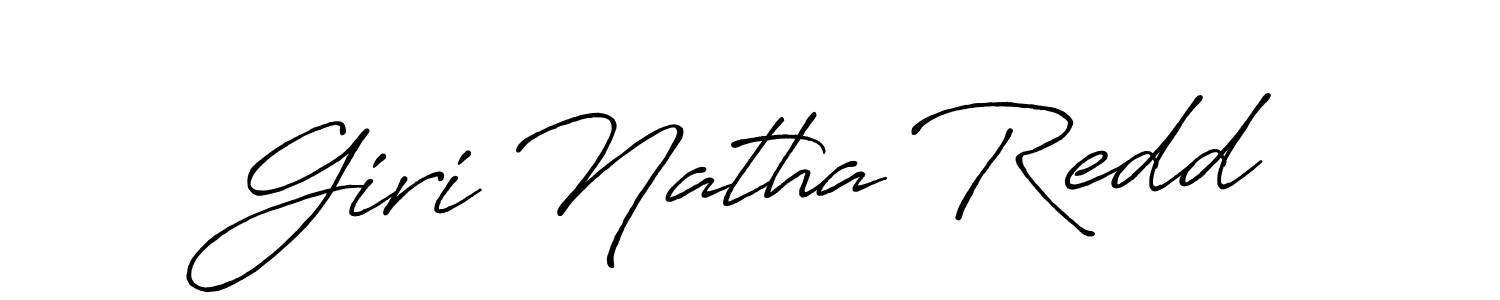Also we have Giri Natha Redd name is the best signature style. Create professional handwritten signature collection using Antro_Vectra_Bolder autograph style. Giri Natha Redd signature style 7 images and pictures png