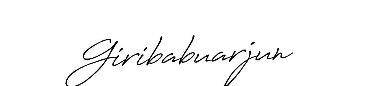 Here are the top 10 professional signature styles for the name Giribabuarjun. These are the best autograph styles you can use for your name. Giribabuarjun signature style 7 images and pictures png