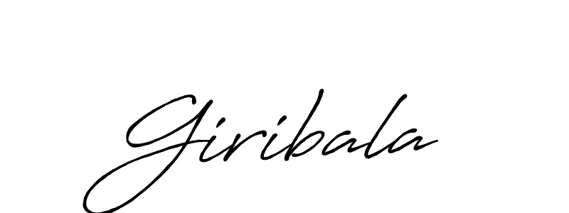 Make a beautiful signature design for name Giribala. With this signature (Antro_Vectra_Bolder) style, you can create a handwritten signature for free. Giribala signature style 7 images and pictures png