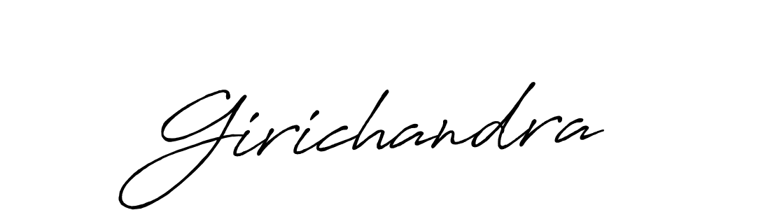 Also You can easily find your signature by using the search form. We will create Girichandra name handwritten signature images for you free of cost using Antro_Vectra_Bolder sign style. Girichandra signature style 7 images and pictures png