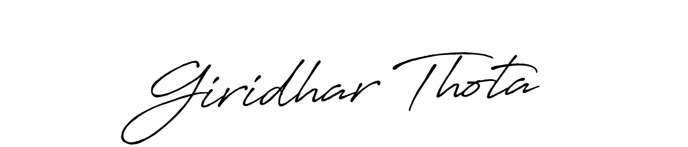 This is the best signature style for the Giridhar Thota name. Also you like these signature font (Antro_Vectra_Bolder). Mix name signature. Giridhar Thota signature style 7 images and pictures png