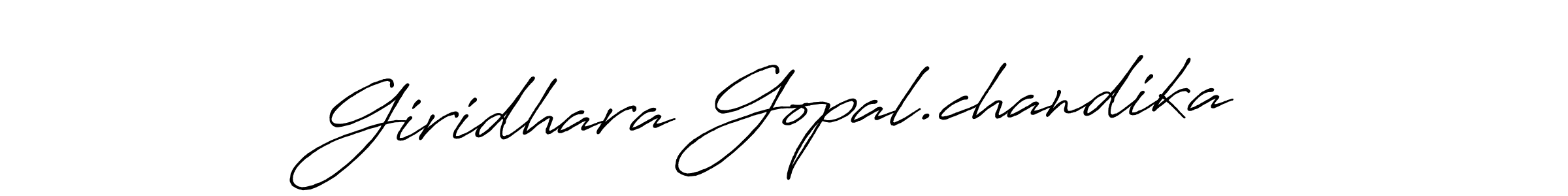 Design your own signature with our free online signature maker. With this signature software, you can create a handwritten (Antro_Vectra_Bolder) signature for name Giridhara Gopal.chandika. Giridhara Gopal.chandika signature style 7 images and pictures png