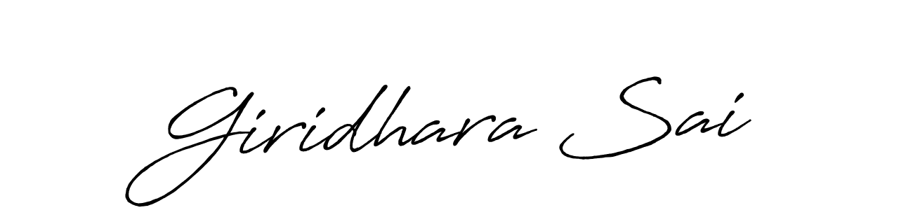 You can use this online signature creator to create a handwritten signature for the name Giridhara Sai. This is the best online autograph maker. Giridhara Sai signature style 7 images and pictures png