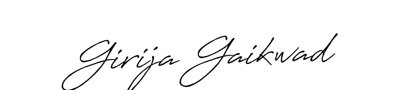 Make a beautiful signature design for name Girija Gaikwad. Use this online signature maker to create a handwritten signature for free. Girija Gaikwad signature style 7 images and pictures png