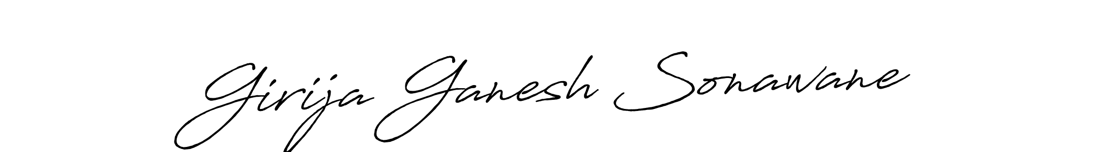 This is the best signature style for the Girija Ganesh Sonawane name. Also you like these signature font (Antro_Vectra_Bolder). Mix name signature. Girija Ganesh Sonawane signature style 7 images and pictures png