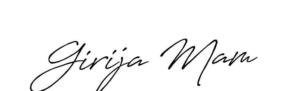 Make a short Girija Mam signature style. Manage your documents anywhere anytime using Antro_Vectra_Bolder. Create and add eSignatures, submit forms, share and send files easily. Girija Mam signature style 7 images and pictures png
