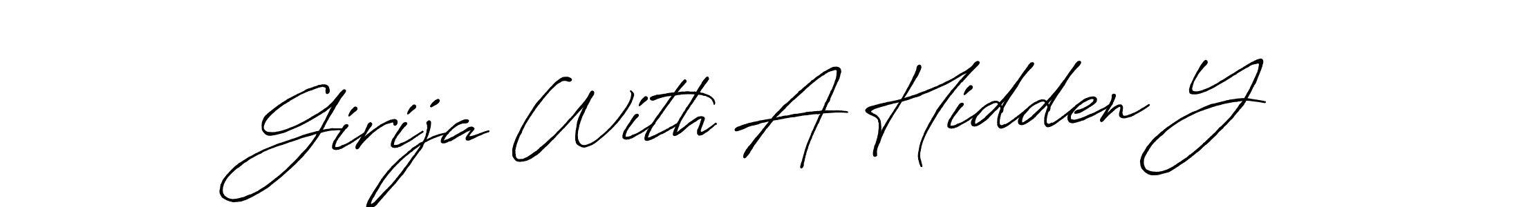 Also we have Girija With A Hidden Y name is the best signature style. Create professional handwritten signature collection using Antro_Vectra_Bolder autograph style. Girija With A Hidden Y signature style 7 images and pictures png