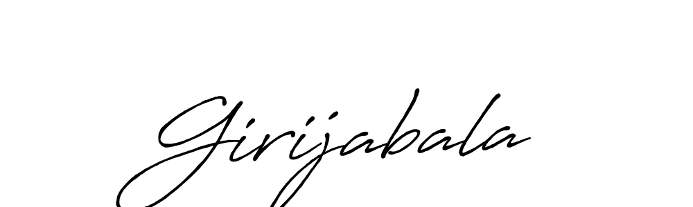 if you are searching for the best signature style for your name Girijabala. so please give up your signature search. here we have designed multiple signature styles  using Antro_Vectra_Bolder. Girijabala signature style 7 images and pictures png