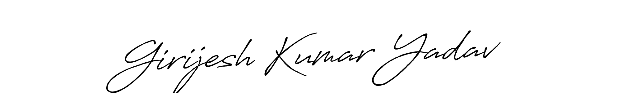 How to Draw Girijesh Kumar Yadav signature style? Antro_Vectra_Bolder is a latest design signature styles for name Girijesh Kumar Yadav. Girijesh Kumar Yadav signature style 7 images and pictures png