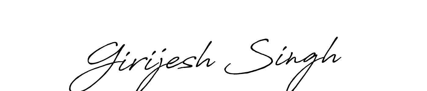 Once you've used our free online signature maker to create your best signature Antro_Vectra_Bolder style, it's time to enjoy all of the benefits that Girijesh Singh name signing documents. Girijesh Singh signature style 7 images and pictures png