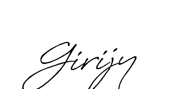You should practise on your own different ways (Antro_Vectra_Bolder) to write your name (Girijy) in signature. don't let someone else do it for you. Girijy signature style 7 images and pictures png