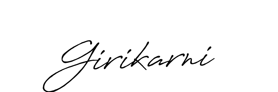 How to make Girikarni signature? Antro_Vectra_Bolder is a professional autograph style. Create handwritten signature for Girikarni name. Girikarni signature style 7 images and pictures png