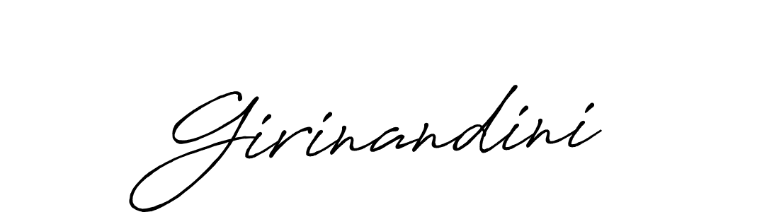 Also You can easily find your signature by using the search form. We will create Girinandini name handwritten signature images for you free of cost using Antro_Vectra_Bolder sign style. Girinandini signature style 7 images and pictures png