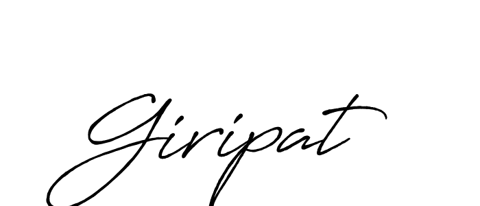 Create a beautiful signature design for name Giripat. With this signature (Antro_Vectra_Bolder) fonts, you can make a handwritten signature for free. Giripat signature style 7 images and pictures png