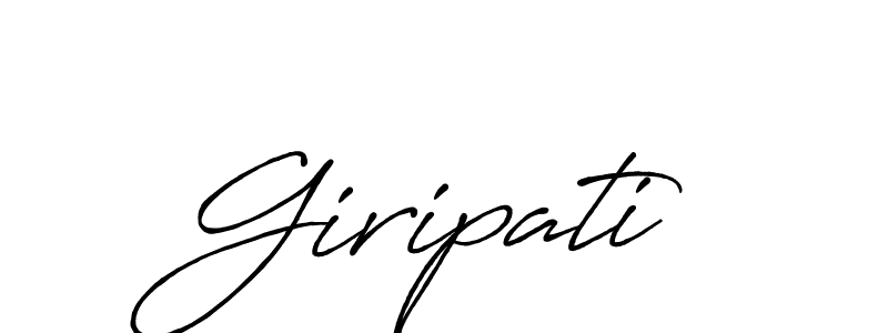 Also You can easily find your signature by using the search form. We will create Giripati name handwritten signature images for you free of cost using Antro_Vectra_Bolder sign style. Giripati signature style 7 images and pictures png