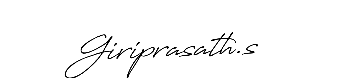 Also You can easily find your signature by using the search form. We will create Giriprasath.s name handwritten signature images for you free of cost using Antro_Vectra_Bolder sign style. Giriprasath.s signature style 7 images and pictures png