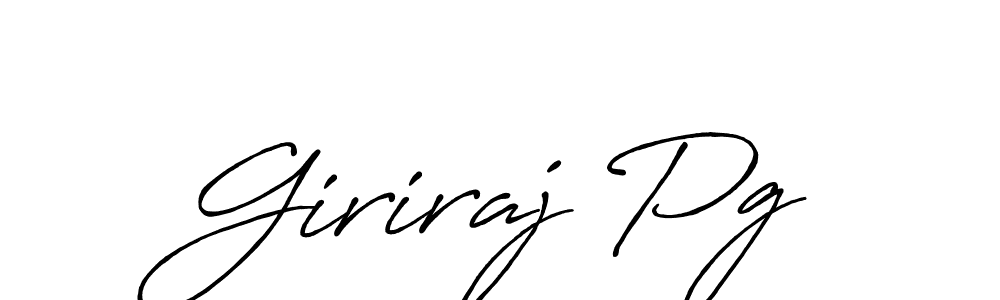 It looks lik you need a new signature style for name Giriraj Pg. Design unique handwritten (Antro_Vectra_Bolder) signature with our free signature maker in just a few clicks. Giriraj Pg signature style 7 images and pictures png