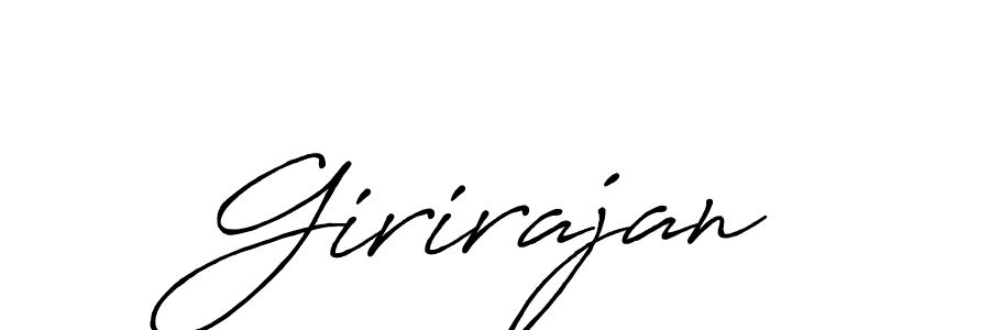 Antro_Vectra_Bolder is a professional signature style that is perfect for those who want to add a touch of class to their signature. It is also a great choice for those who want to make their signature more unique. Get Girirajan name to fancy signature for free. Girirajan signature style 7 images and pictures png