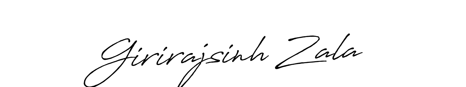 if you are searching for the best signature style for your name Girirajsinh Zala. so please give up your signature search. here we have designed multiple signature styles  using Antro_Vectra_Bolder. Girirajsinh Zala signature style 7 images and pictures png