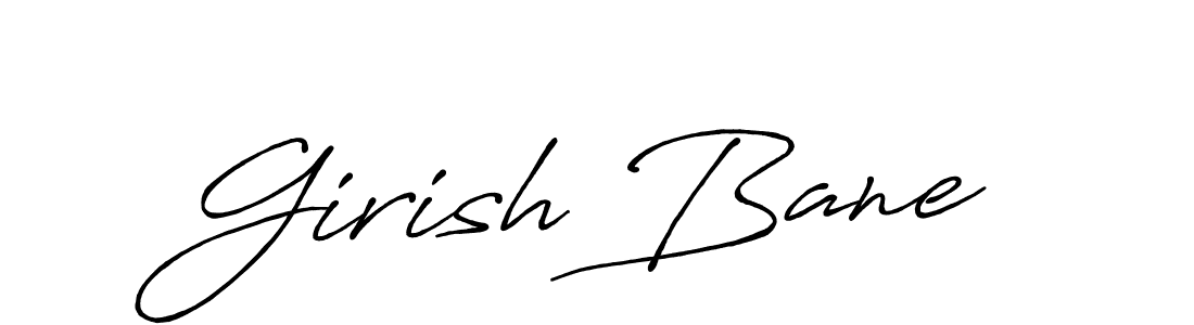 Antro_Vectra_Bolder is a professional signature style that is perfect for those who want to add a touch of class to their signature. It is also a great choice for those who want to make their signature more unique. Get Girish Bane name to fancy signature for free. Girish Bane signature style 7 images and pictures png