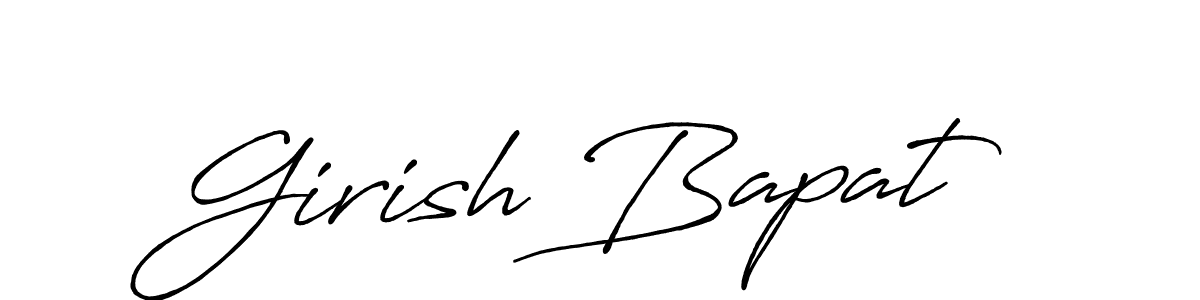 You can use this online signature creator to create a handwritten signature for the name Girish Bapat. This is the best online autograph maker. Girish Bapat signature style 7 images and pictures png