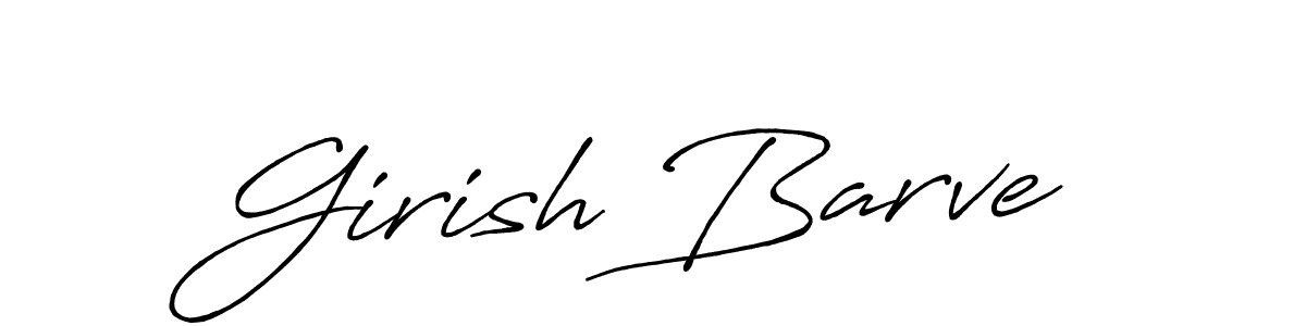 The best way (Antro_Vectra_Bolder) to make a short signature is to pick only two or three words in your name. The name Girish Barve include a total of six letters. For converting this name. Girish Barve signature style 7 images and pictures png