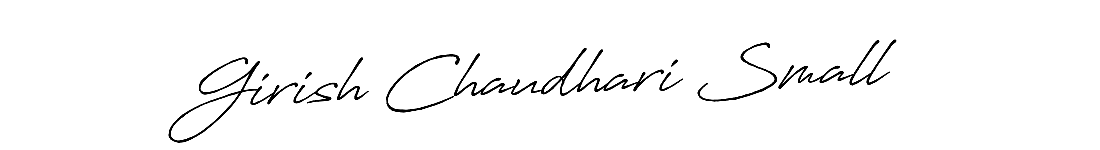 Similarly Antro_Vectra_Bolder is the best handwritten signature design. Signature creator online .You can use it as an online autograph creator for name Girish Chaudhari Small. Girish Chaudhari Small signature style 7 images and pictures png