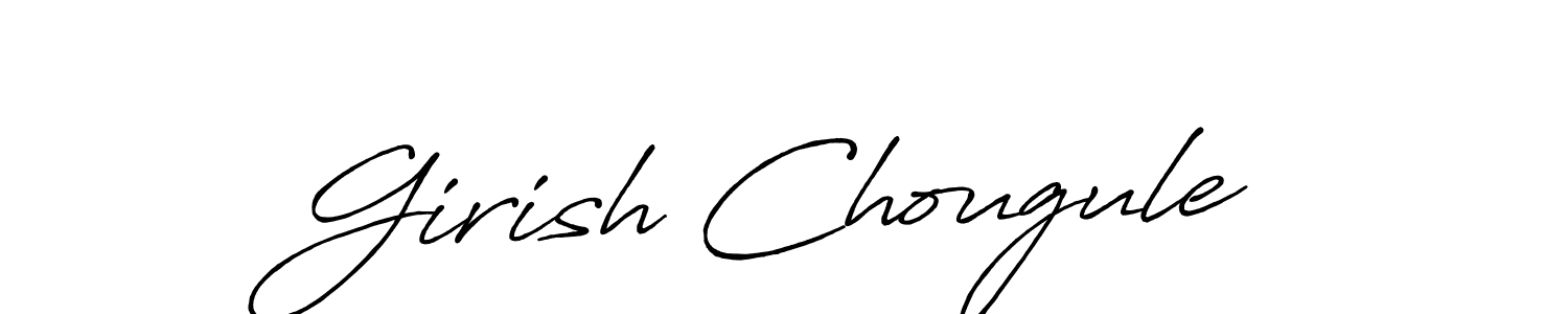 Make a beautiful signature design for name Girish Chougule. With this signature (Antro_Vectra_Bolder) style, you can create a handwritten signature for free. Girish Chougule signature style 7 images and pictures png