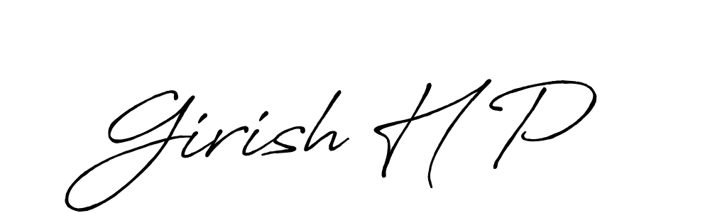 Make a short Girish H P signature style. Manage your documents anywhere anytime using Antro_Vectra_Bolder. Create and add eSignatures, submit forms, share and send files easily. Girish H P signature style 7 images and pictures png