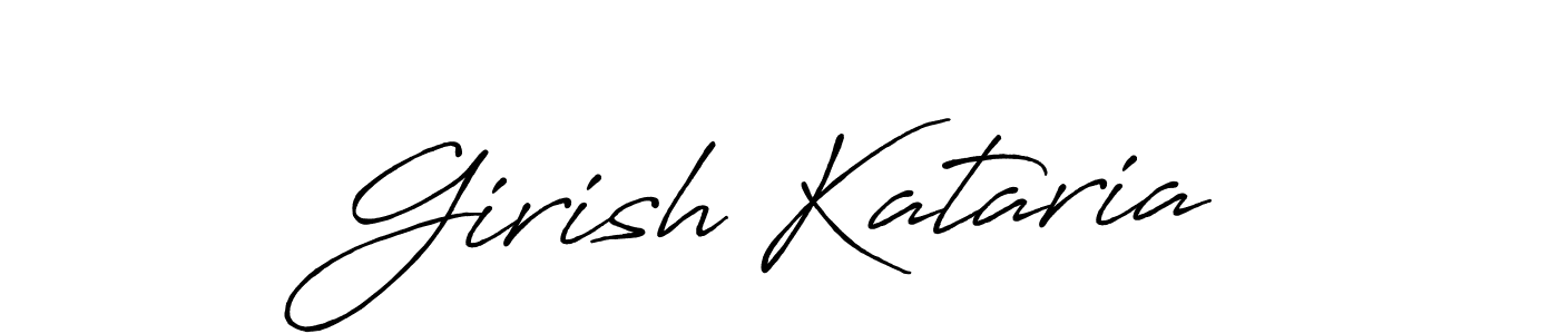 Also You can easily find your signature by using the search form. We will create Girish Kataria name handwritten signature images for you free of cost using Antro_Vectra_Bolder sign style. Girish Kataria signature style 7 images and pictures png