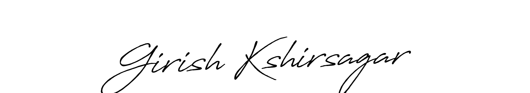 Antro_Vectra_Bolder is a professional signature style that is perfect for those who want to add a touch of class to their signature. It is also a great choice for those who want to make their signature more unique. Get Girish Kshirsagar name to fancy signature for free. Girish Kshirsagar signature style 7 images and pictures png