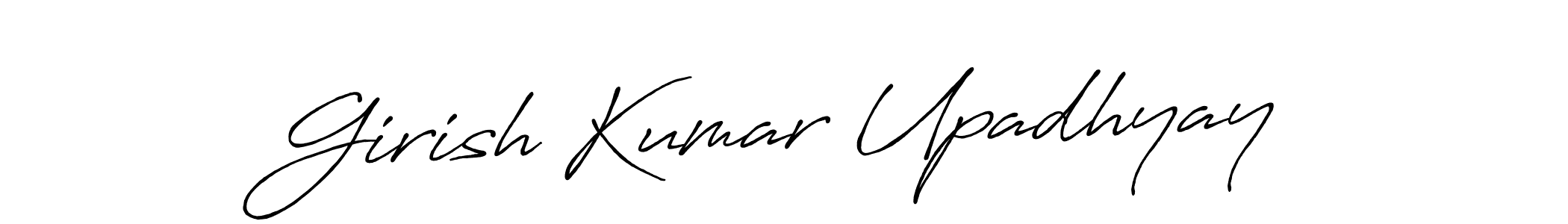 Also You can easily find your signature by using the search form. We will create Girish Kumar Upadhyay name handwritten signature images for you free of cost using Antro_Vectra_Bolder sign style. Girish Kumar Upadhyay signature style 7 images and pictures png