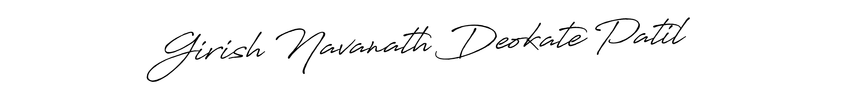 Similarly Antro_Vectra_Bolder is the best handwritten signature design. Signature creator online .You can use it as an online autograph creator for name Girish Navanath Deokate Patil. Girish Navanath Deokate Patil signature style 7 images and pictures png