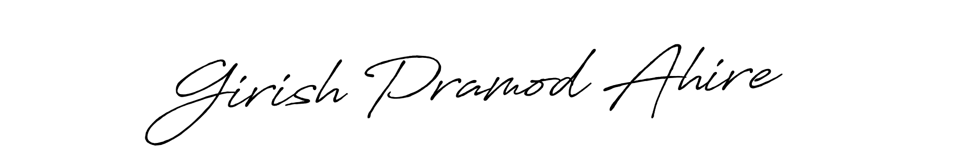 You can use this online signature creator to create a handwritten signature for the name Girish Pramod Ahire. This is the best online autograph maker. Girish Pramod Ahire signature style 7 images and pictures png