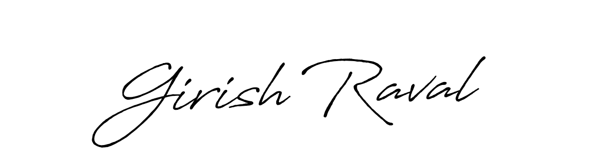 Once you've used our free online signature maker to create your best signature Antro_Vectra_Bolder style, it's time to enjoy all of the benefits that Girish Raval name signing documents. Girish Raval signature style 7 images and pictures png