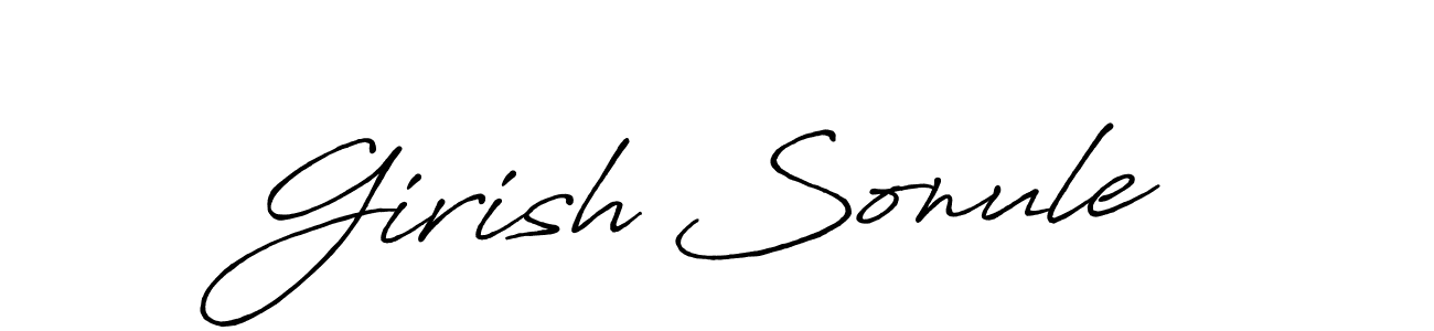 See photos of Girish Sonule official signature by Spectra . Check more albums & portfolios. Read reviews & check more about Antro_Vectra_Bolder font. Girish Sonule signature style 7 images and pictures png