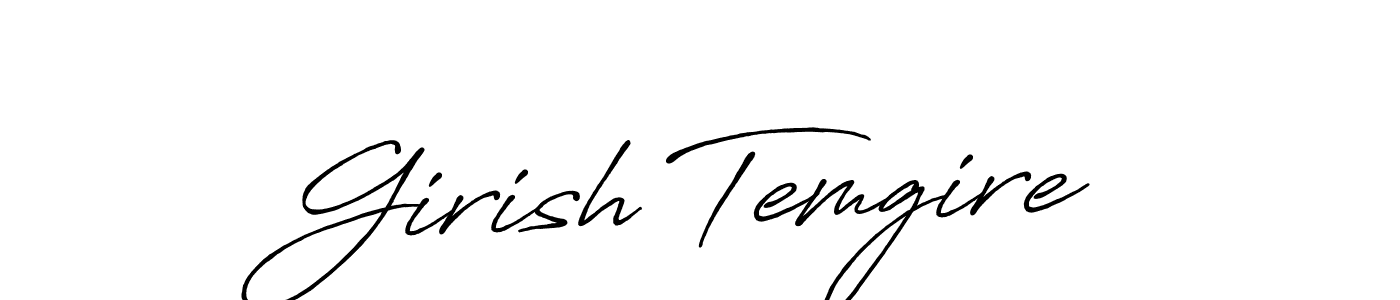 How to Draw Girish Temgire signature style? Antro_Vectra_Bolder is a latest design signature styles for name Girish Temgire. Girish Temgire signature style 7 images and pictures png